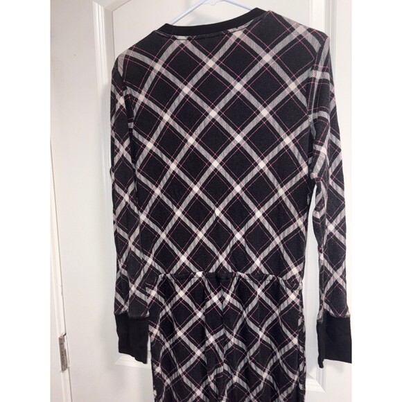 Victoria’s Secret argyle thermal onesie pajamas size M GUC - Picture 9 of 9